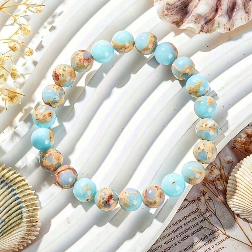 Natural Shoushan Gemstone Bracelet - Picture 5 of 6